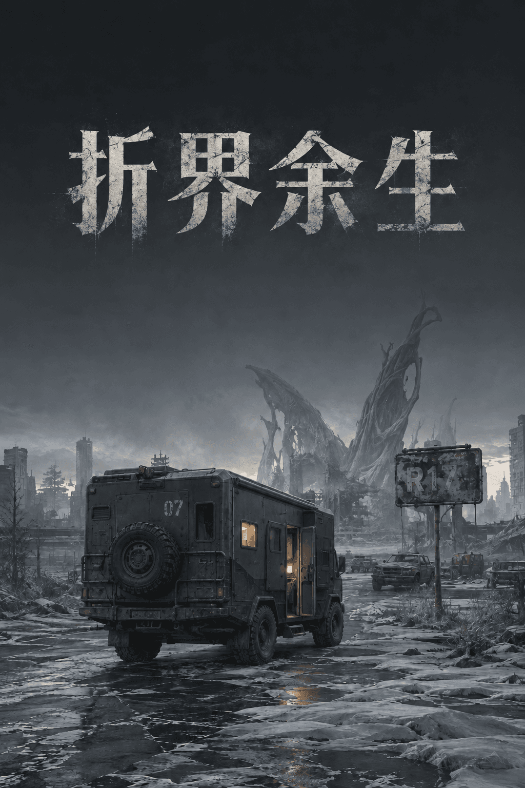 折界余生游戏封面：07号房车与R17废墟道路